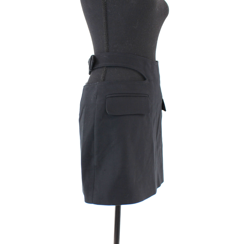 Dion Lee Black Mini Skirt - Structured Pocket Detail - Picture 3 of 9